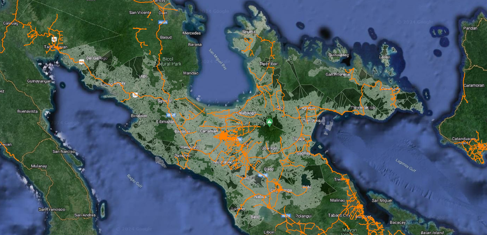 Province of CAMARINES SUR map